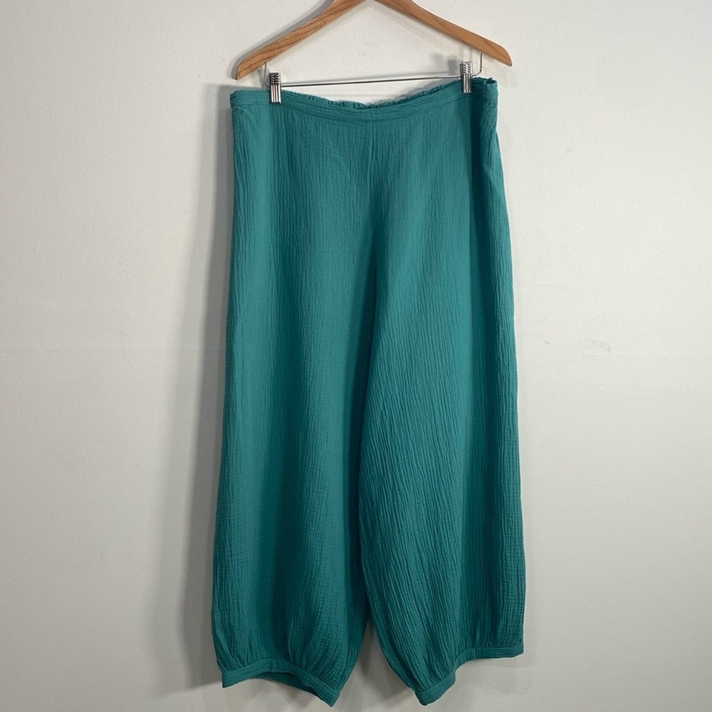 Bryn Walker XL Gauzy Cotton Balloon Leg Pants‎ Made in USA NWT